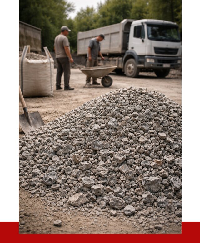 Гранитный щебень фракция 20-40 в Кстово от 3259 руб. ПРОНЕРУДКсв