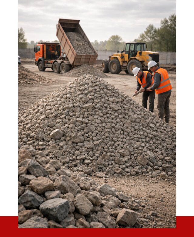 Гранитный щебень фракция 40-70 в Кстове от 2546 руб ПРОНЕРУДКсв