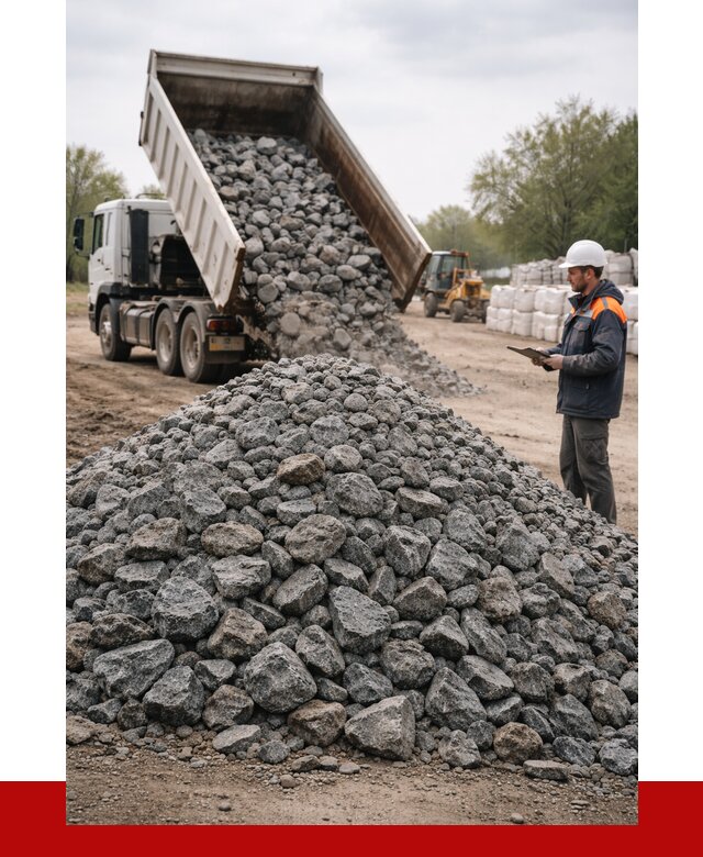 Гранитный щебень фракция 100-200 в Кстове от 4277 р. ПРОНЕРУДКсв