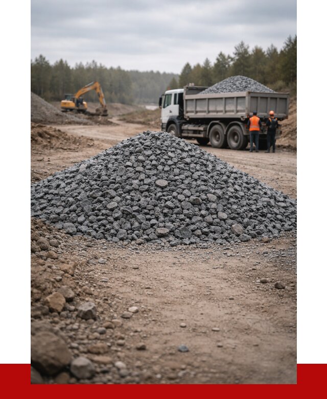 Щебень габбро диабаз фракция 40-70 в Кстове от 2240 р-ПРОНЕРУДКсв