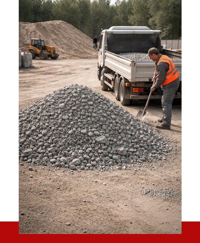 Гравийный щебень фракция 5-10 в Кстово от 2240 р. | ПРОНЕРУДКсв