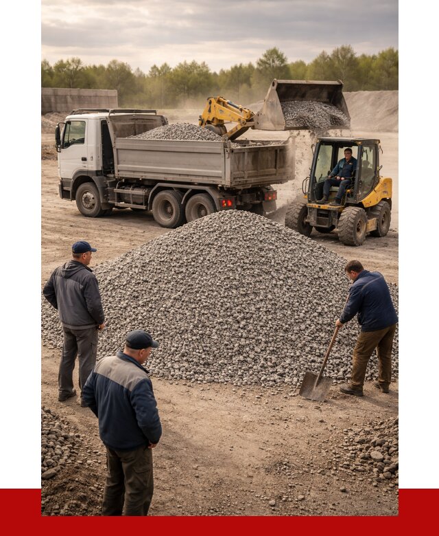 Гравийный щебень фракция 5-20 в Кстове от 2444 р. ПРОНЕРУДКсв
