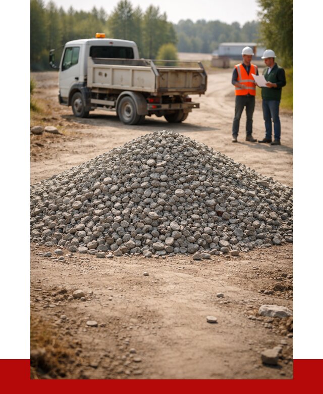 Гравийный щебень фракция 20-40 в Кстово от 1222 р. | ПРОНЕРУДКсв