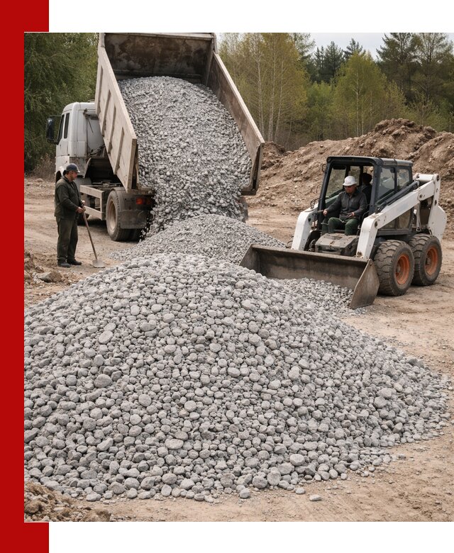 Доставка доломитового щебня в Кстово напрямую от карьера