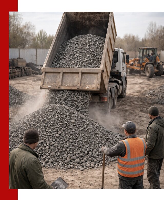 Доставка шлакового щебня в удобные сроки по выгодной цене в Кстово