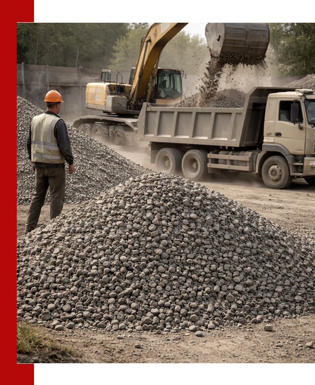 Шлаковый щебень фракция 5-20 с доставкой в Кстово