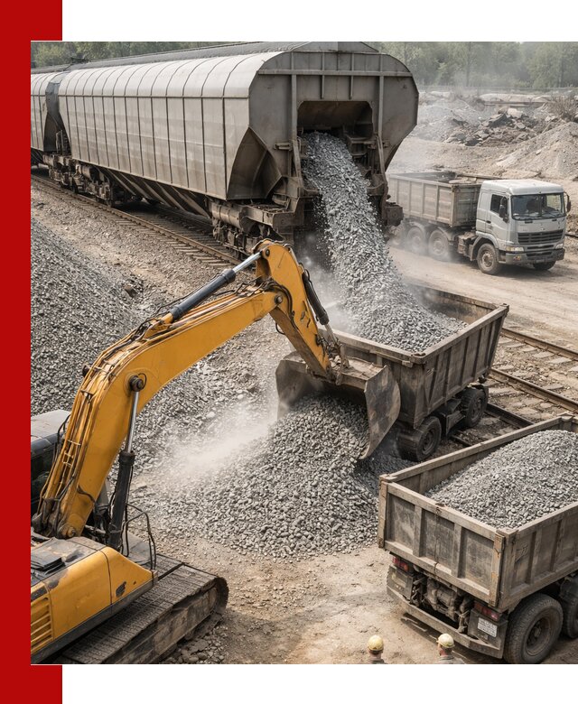 Доставка железнодорожного щебня в Кстово крупными партиями быстрого отгруза