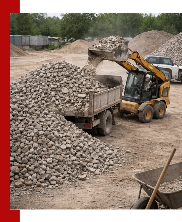 Доставка вторичного щебня в Кстово для строительных работ