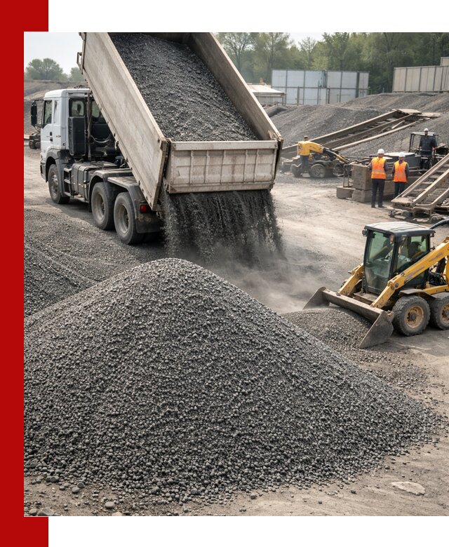 Вторичный щебень фракция 0–5 с доставкой в Кстово
