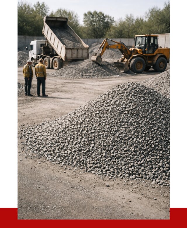 Вторичный щебень фр. 5-20 в Кстово от 1629 р. - ПРОНЕРУДКсв