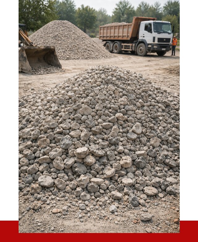 Вторичный щебень фракция 20-40 в Кстове от 2240 р ПРОНЕРУДКсв