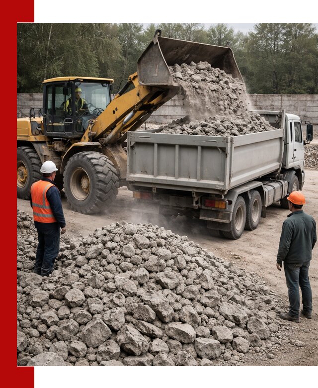 Вторичный щебень фракция 70–150 в Кстово с доставкой