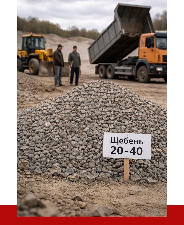 Бетонный щебень фракция 20-40 в Кстово от 2495 р. | ПРОНЕРУДКсв