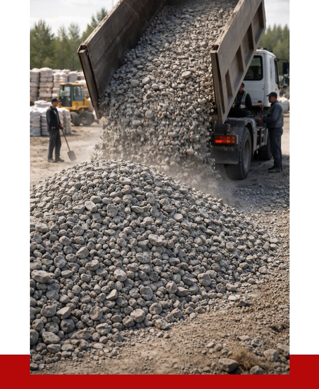 Бетонный щебень фракция 40-70 в Кстово от 1833 р. ПРОНЕРУДКсв