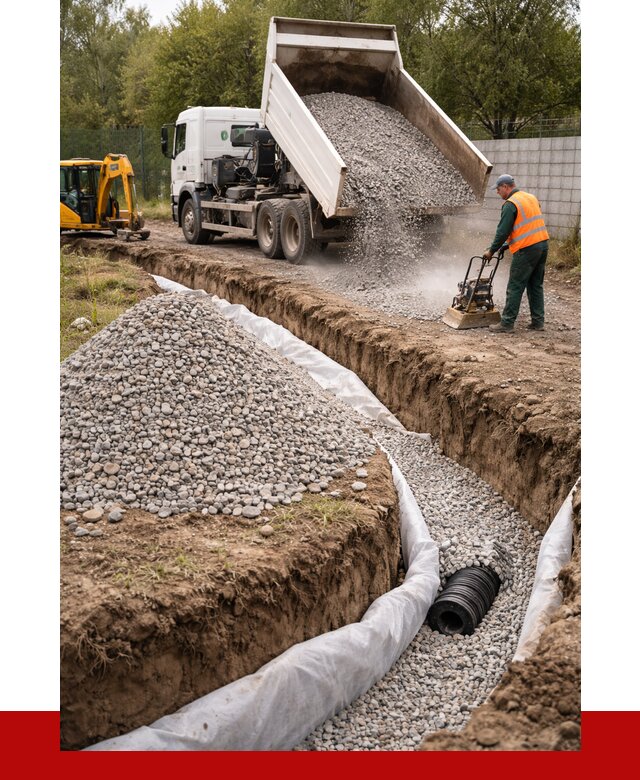 Щебень для дренажа в Кстово от 1884 р., ПРОНЕРУДКсв доставка