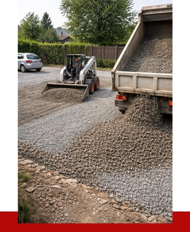 Щебень для парковки в Кстово с доставкой от 1222 р.| ПРОНЕРУДКсв