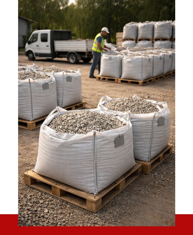 Щебень в мешках с доставкой в Кстово от 4277 р. | ПРОНЕРУДКсв