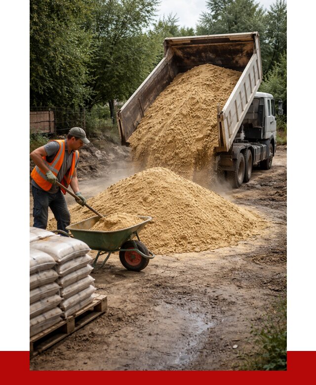 Купить песок с доставкой в Кстово от 1833 р. | ПРОНЕРУДКсв