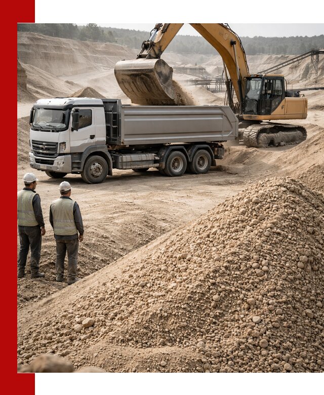 Карьерный крупнозернистый песок с доставкой в Кстово