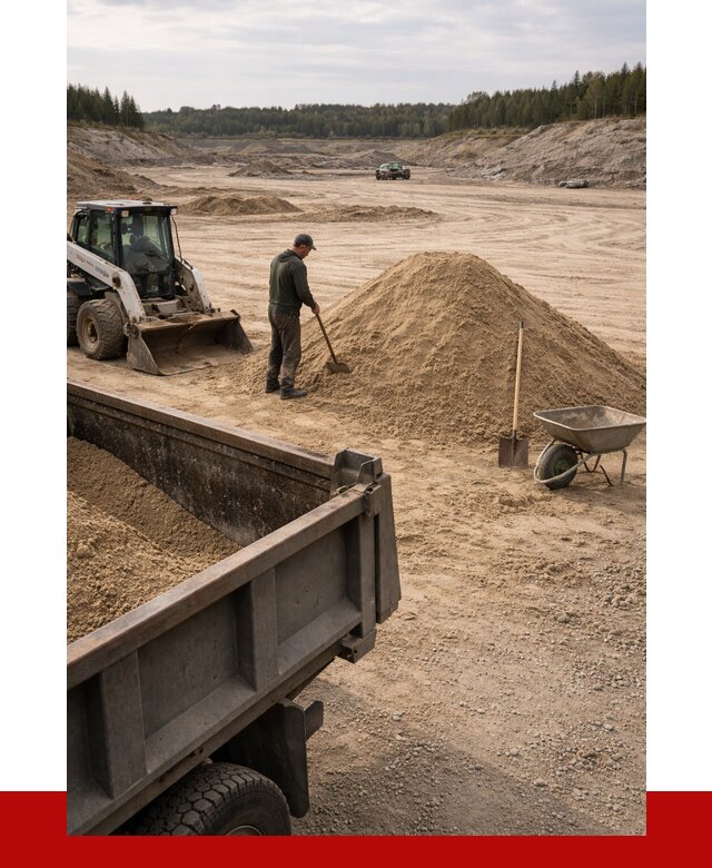 Карьерный песок среднезернистый в Кстове, от 2240 р. ПРОНЕРУДКсв