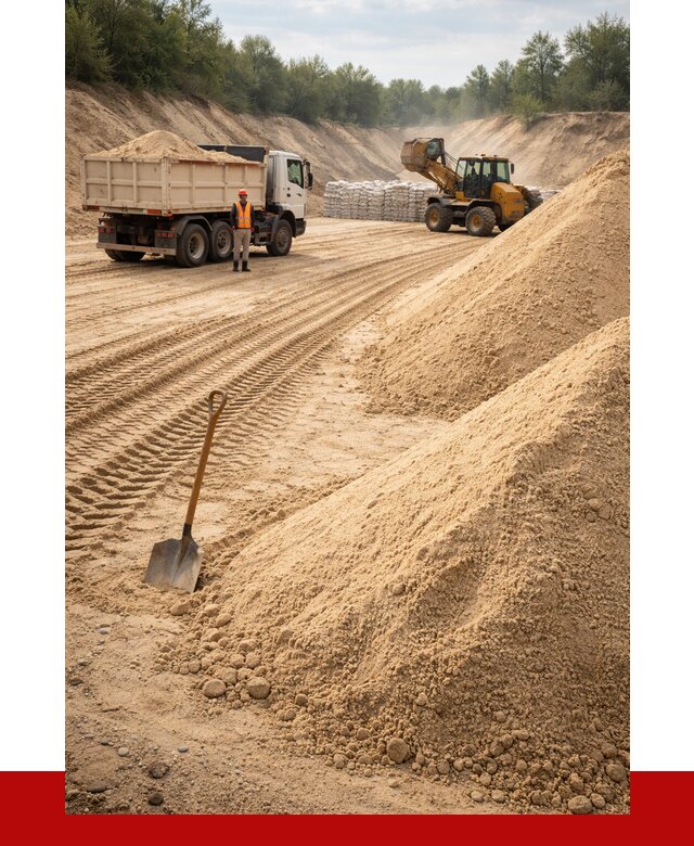 Карьерный песок мелкозернистый в Кстове от 9166 р. | ПРОНЕРУДКсв