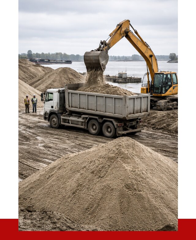 Купить речной песок навалом в Кстово от 1833 р., ПРОНЕРУДКсв