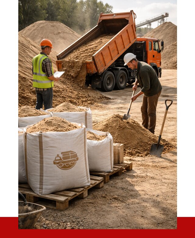 Строительный песок в Кстово от 2240 р. с доставкой, ПРОНЕРУДКсв