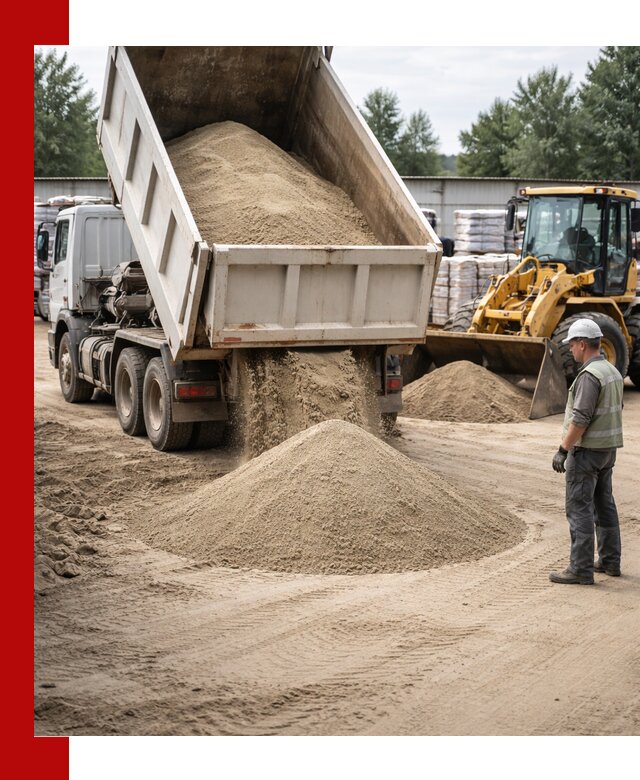 Поставка и доставка песка для бетона в Кстове