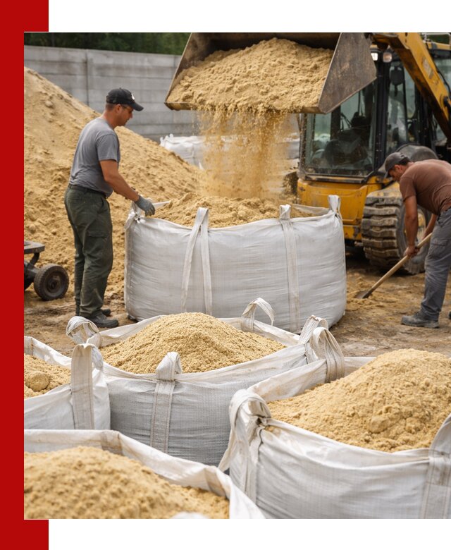 Поставка качественного песка для кладки в Кстово