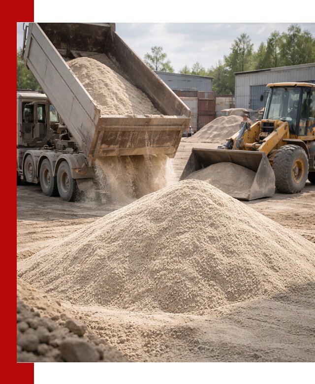 Кварцевый песок с доставкой в Кстово для строительных работ