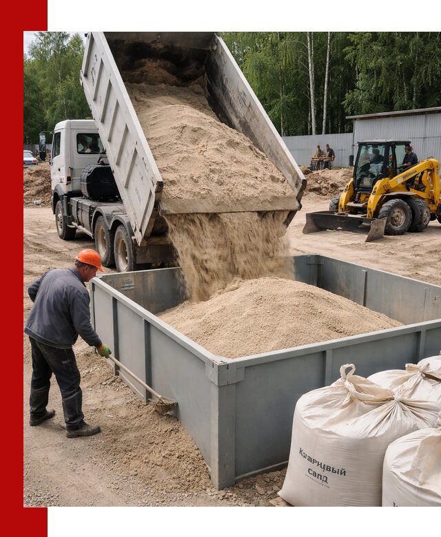 Кварцевый песок для фильтра в Кстово — доставка и качество