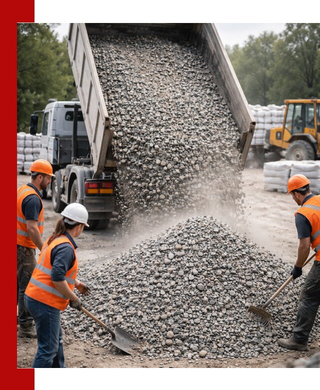 Доставка гравия и камня в Кстово оптом и в розницу