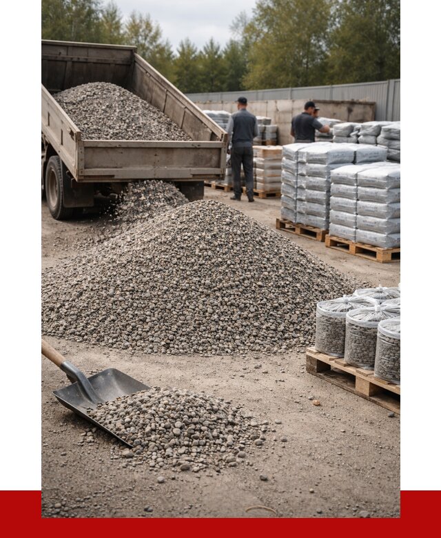 Гравий фракция 5-20 в Кстово купить от 2342 р. ПРОНЕРУДКсв