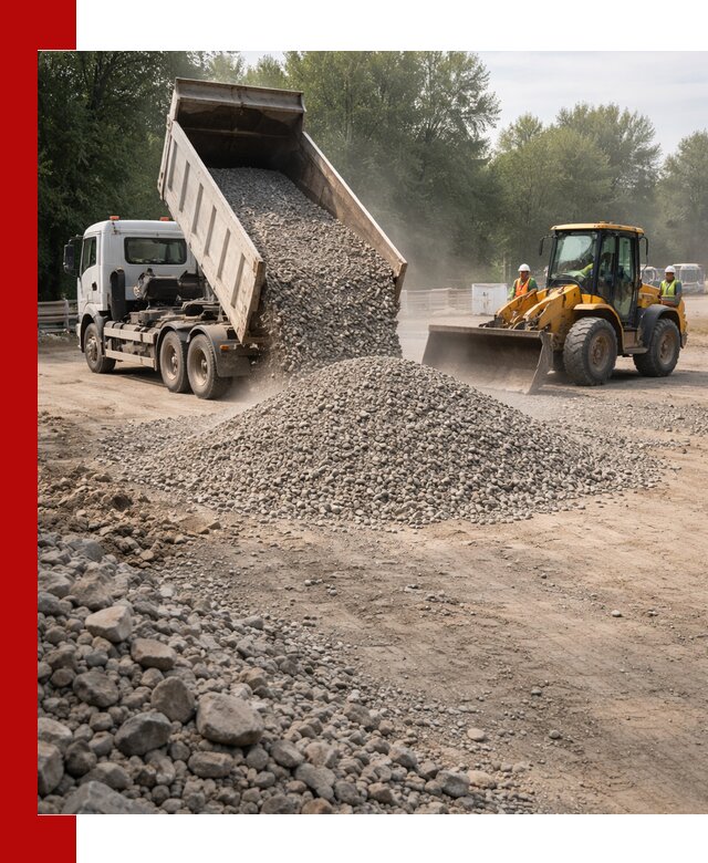Гравий фракция 5–20 доставка в Кстово оптом и в розницу