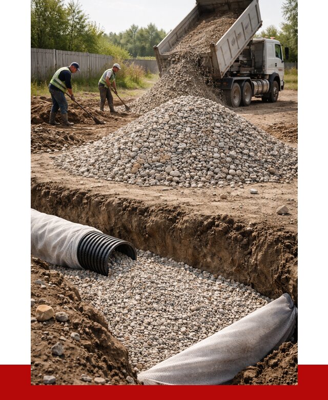 Гравий для дренажа в Кстово от 2240 р., доставка ПРОНЕРУДКсв