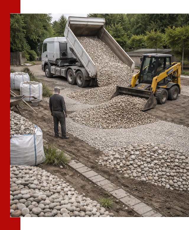 Доставка морской гальки оптом и в розницу в Кстово