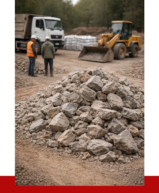 Купить бутовый камень с доставкой в Кстово от 2342 р. | ПРОНЕРУДКсв
