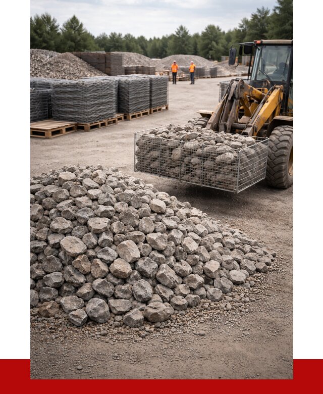 Камень для габионов фракция 70-150 в Кстово от 4277 р. | ПРОНЕРУДКсв