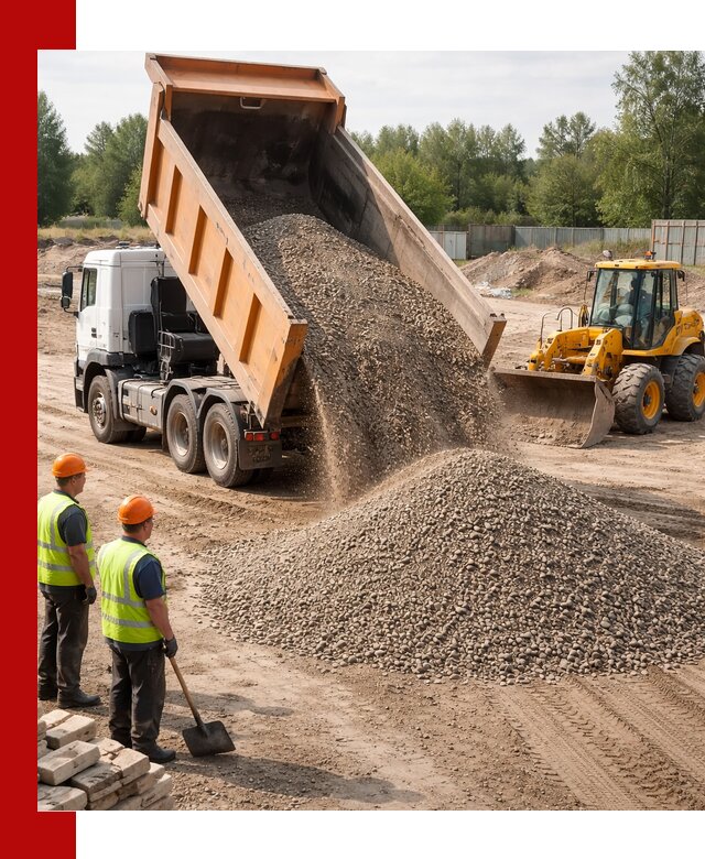 Доставка щебёночно-песчаной смеси ЩПС С7 в Кстово