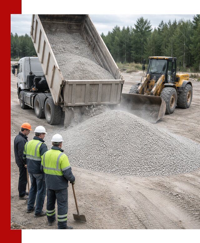 Известняковый отсев 0-5 доставка в Кстове быстро и выгодно