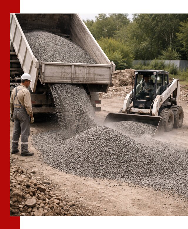 Доставка гравийного отсева 0-5 в Кстово оптом и в розницу