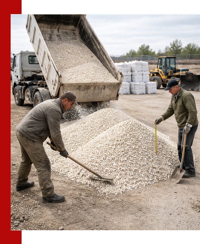 Мраморная крошка с доставкой и разгрузкой в Кстово
