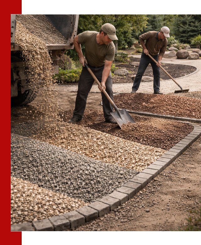 Декоративная крошка для ландшафта в Кстово — продажа и доставка