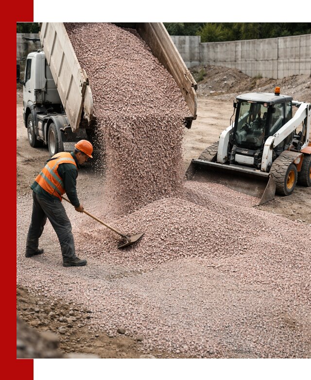 Крошка розовый гранит с доставкой в Кстово от производителя