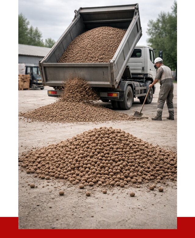 Керамзит с доставкой в Кстово от 4277 р. за м3 | ПРОНЕРУДКсв