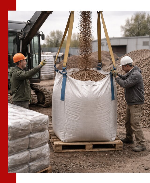 Керамзит в биг-бегах с доставкой в Кстово