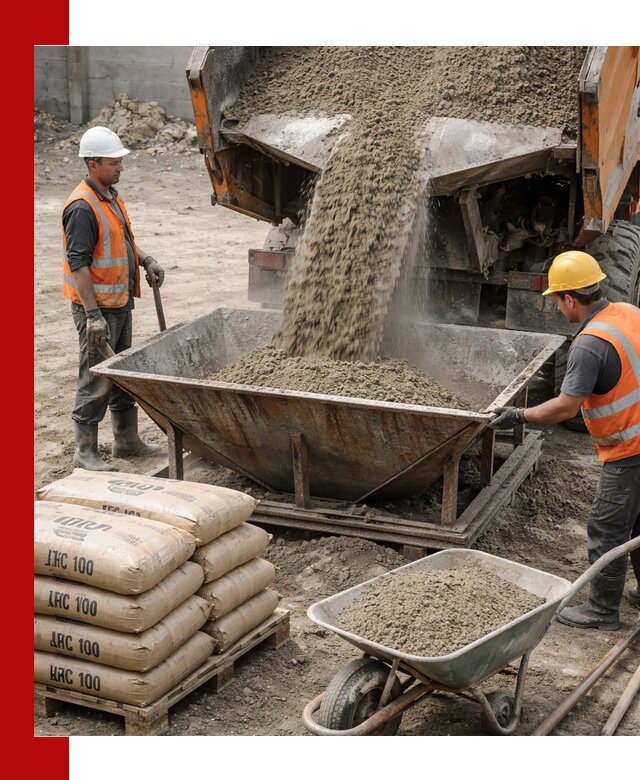 Доставка цементно-песчаной смеси М100 в Кстове