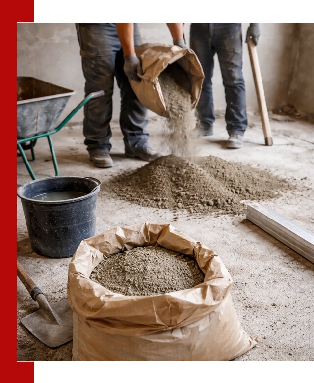 Доставка сухой смеси для стяжки в Кстово