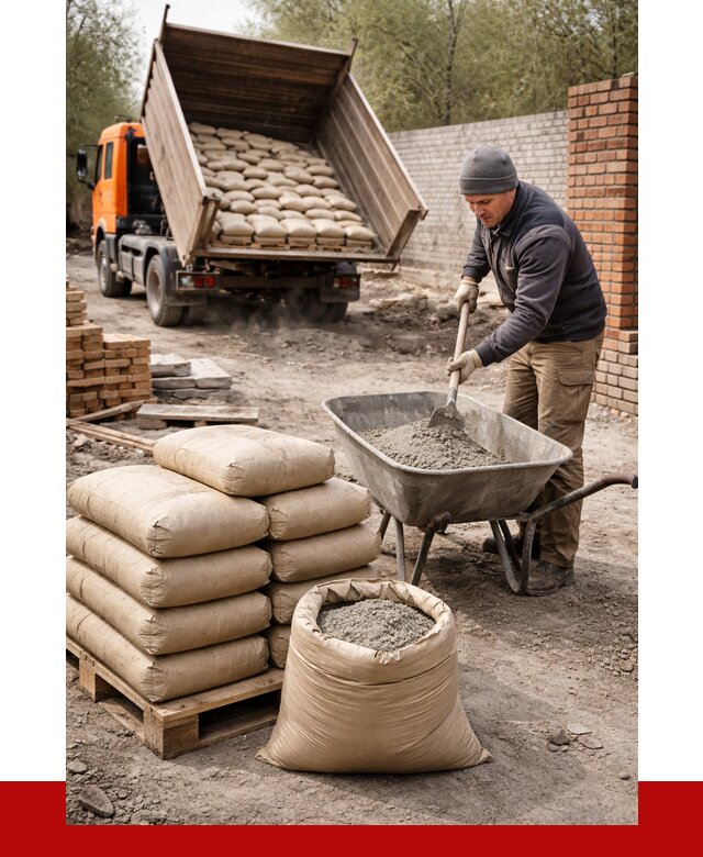 Купить сухую смесь для кладки в Кстове от 1222 р. | ПРОНЕРУДКсв