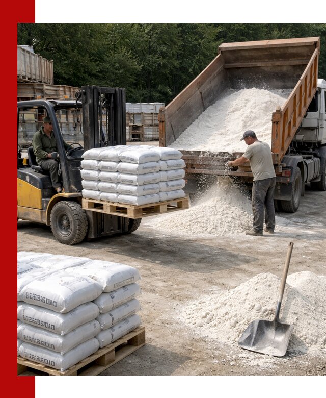 Доставка строительной извести оптом и в розницу в Кстово